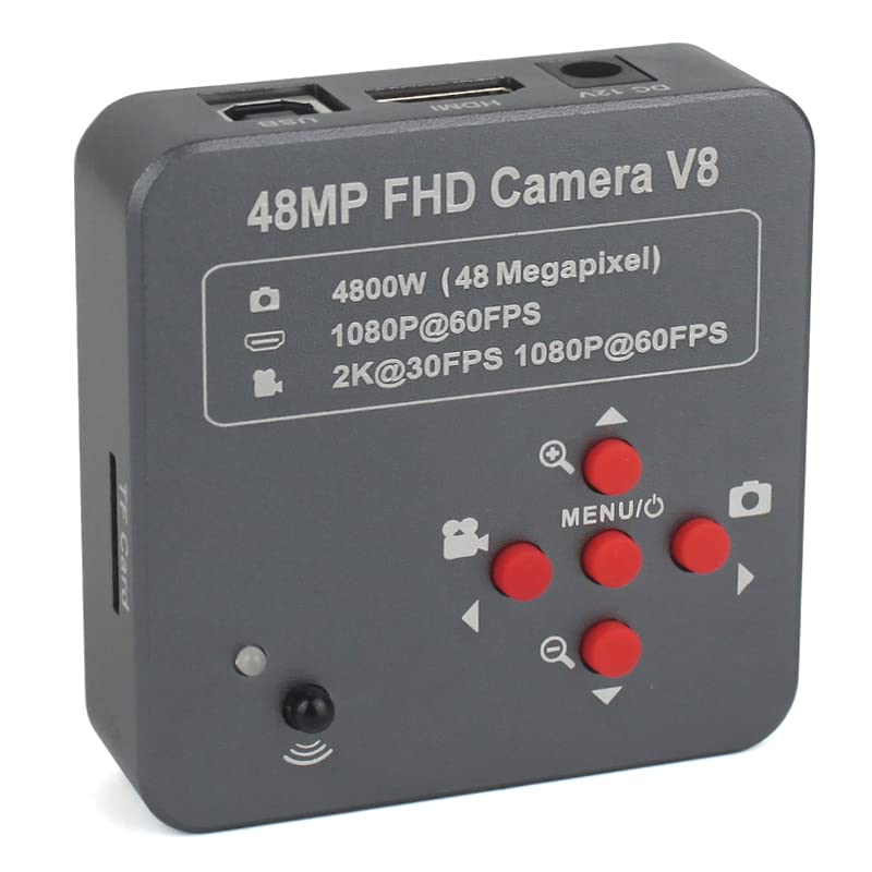 Caméra microscope 2K 48MP à double sortie HDMI USB et haute fluidité 60FPS