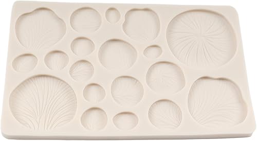 Miniatura 8 de QDMOLDS Moldes de hongos para fondant, moldes de silicona para hongos, molde de chocolate para decoración de pasteles, decoración de cupcakes, pasta