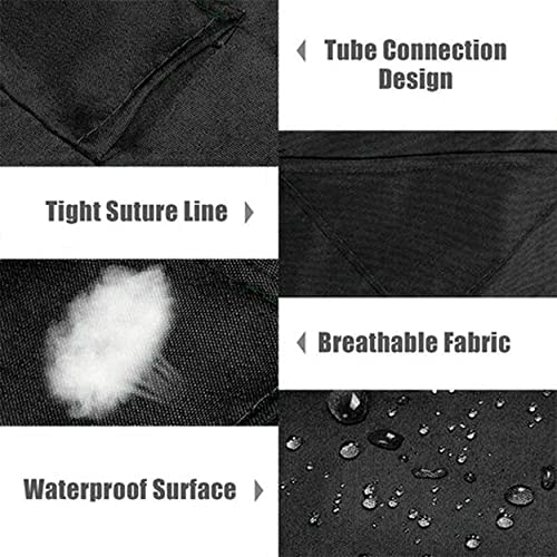 Funda para columpio de jardín exterior impermeable resistente para hamaca de 3 plazas 5