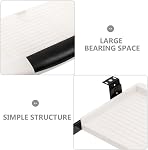 Ciieeo Desk Computer Keyboard Tray with Large Bearing Space and Noise Reduction, Black Plastic