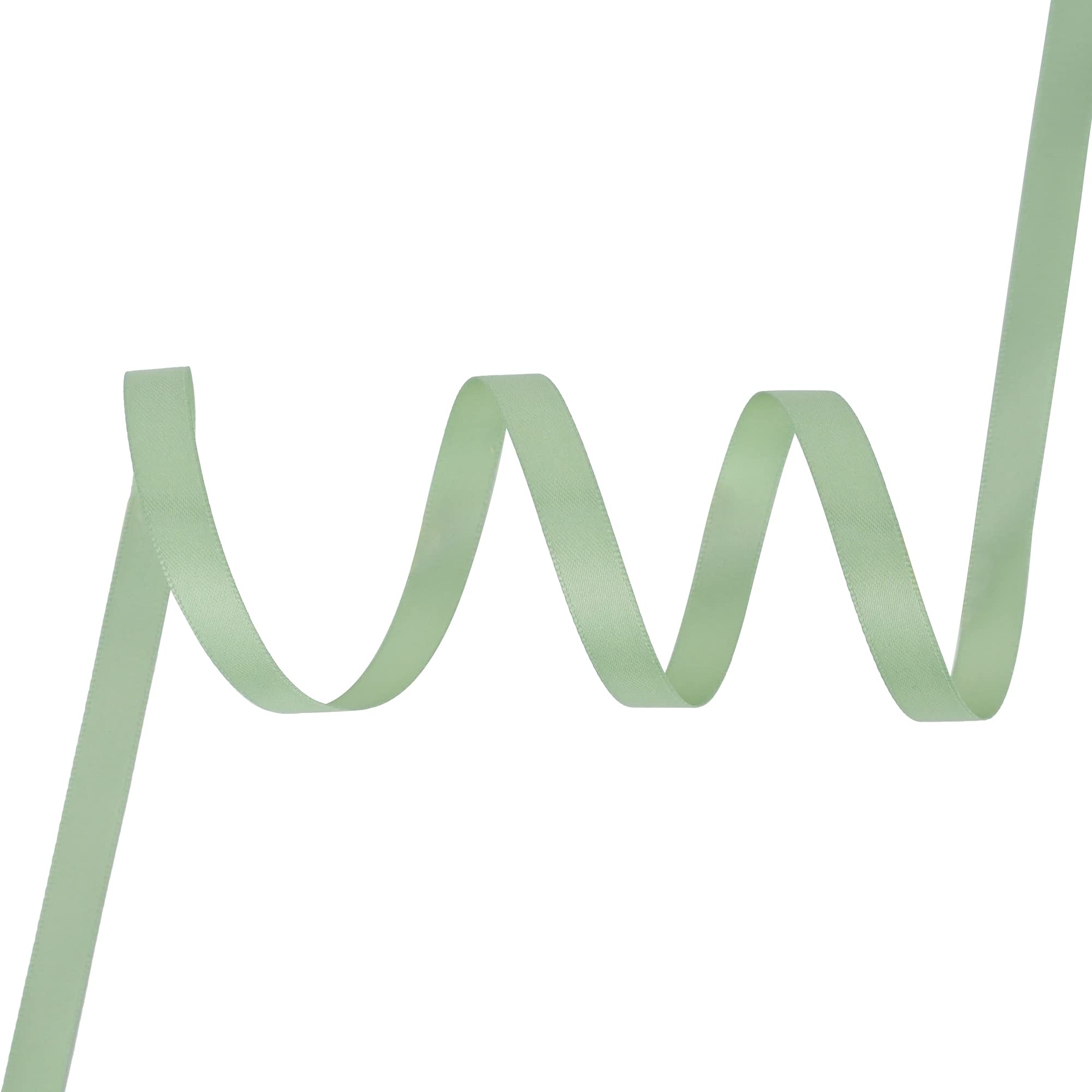 Sage Ribbon Snapklik.com : MEEDEE Sage Ribbon 3/8 Inch Sage Green Double Faced ...