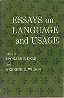 Essays on language and usage, B0007DUMK8 Book Cover
