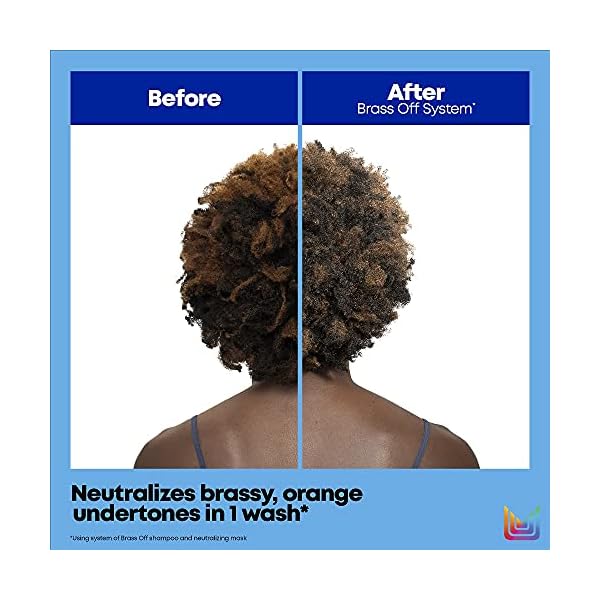 Matrix Brass Off Color Depositing Neutralization Hair Mask| For Color Treated Hair, Neutralizes Orange Tones, Color Depositing, Packaging May Vary, 6.8 Fl. Oz