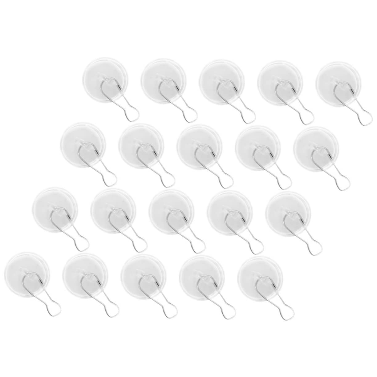 40piezas Ganchos De Techo Adhesivos Transparentes Ganchos Fuertes Para Colgar Decoraciones Sin Necesidad De Perforar Para Plantas y Luces Interiores y Exteriores