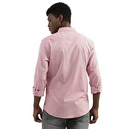 Image of UNITED COLORS OF BENETTON Men's Cotton Solid Slim Fit Shirt