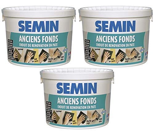 Enduit de Rénovation Anciens Fonds Semin, Supports Irréguliers Spécial Toile de Verre...