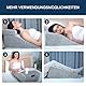 NOFFA Lesekissen & Keilkissen zur Beinerhöhung, Memory Foam Nacken-, Rücken-, Beinstützkissen, abnehmbares Mehrzweckkissen für Bett, Sofa, Sitzen, Schlafen, Ruhe (Grau)
