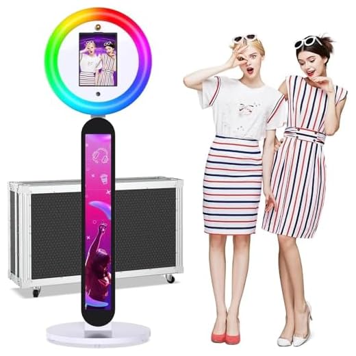 Portable Photo Booth Machine with RGB Light