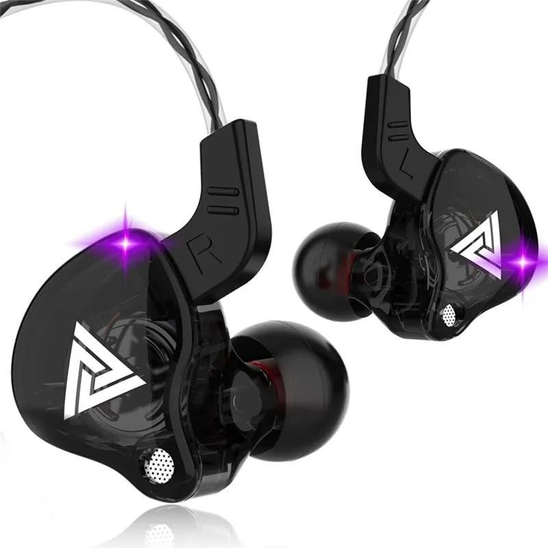 Qual a Melhor Bateria Eletrônica de 2025? Melhores Ranking 16 Fone de Ouvido QKZ Ak6 Com Microfone Original Com Case (Preto)
