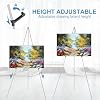 uxcell Paquete de 3 caballetes para exhibición, caballete de piso de metal de 66" para letrero de boda, caballete trípode ajustable para lienzo de pintura, exhibición, arte, plateado 6