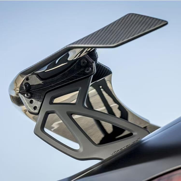 Aileron Arrière pour Audi TT(2 seast) MK2 2007-2014, Spoilers arrière de Voiture Aileron de Coffre Arrière de Course Aileron arrière de Style Sport Accessoire Voiture,A Carbon Fiber Style