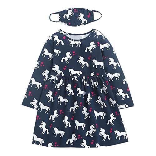 Image of Hopscotch Girls Full-Sleeve Animal Print Casual Midi Dress
