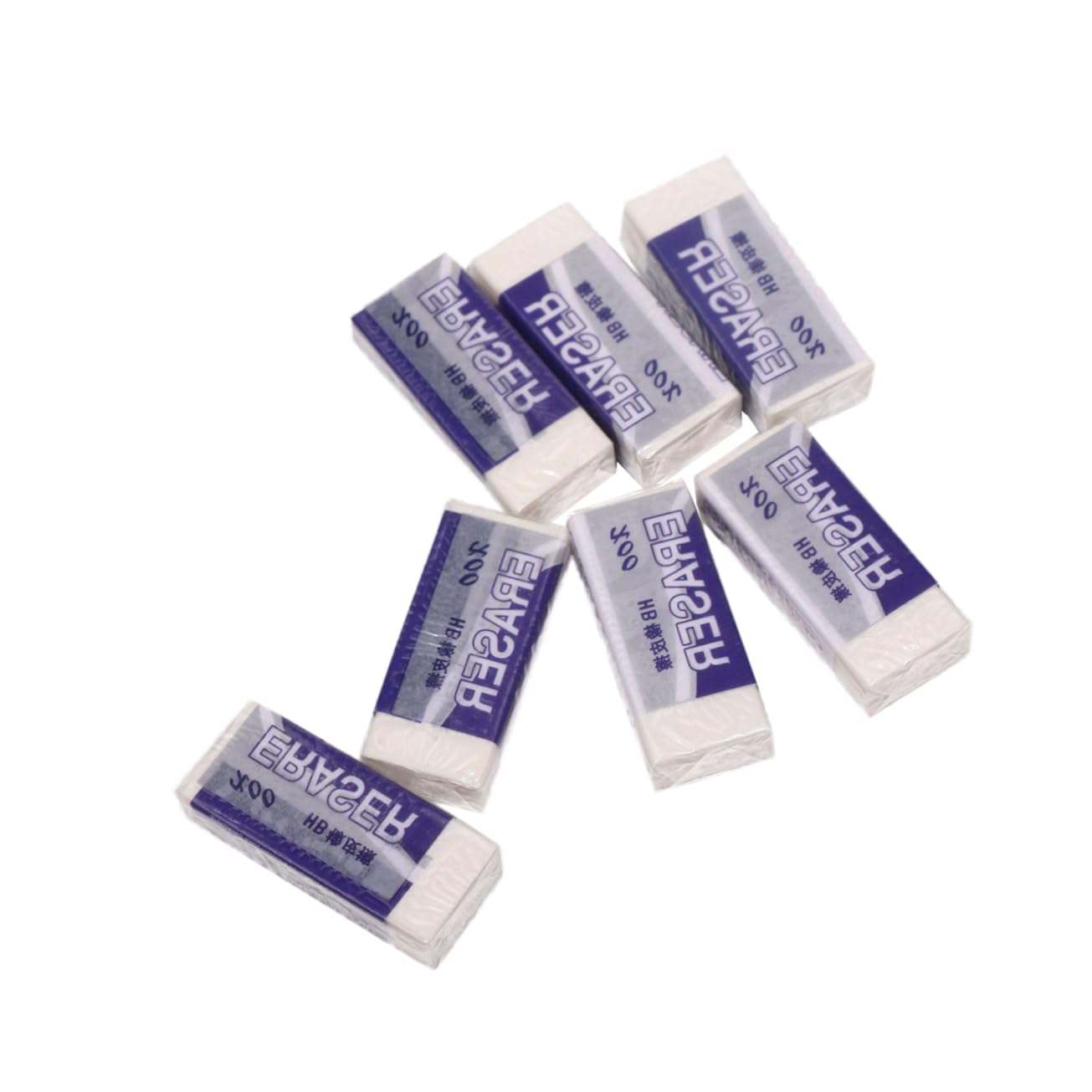 FUNOMOCYA Exam Eraser Pack of 20 Dry Erasers for Whiteboard Drawing Student Drawing School Supplies