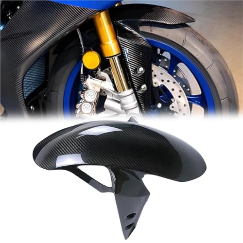 Garde-Boue Avant Moto Carbon Black pour YAMAHA R1M et MT-10