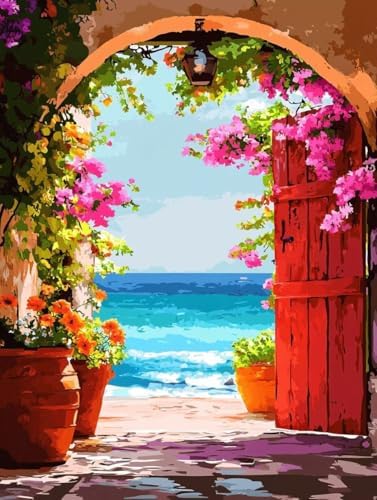 Chollo Kit De Pintura De Paisaje Por Números Para Adultos Por Sólo 7,36