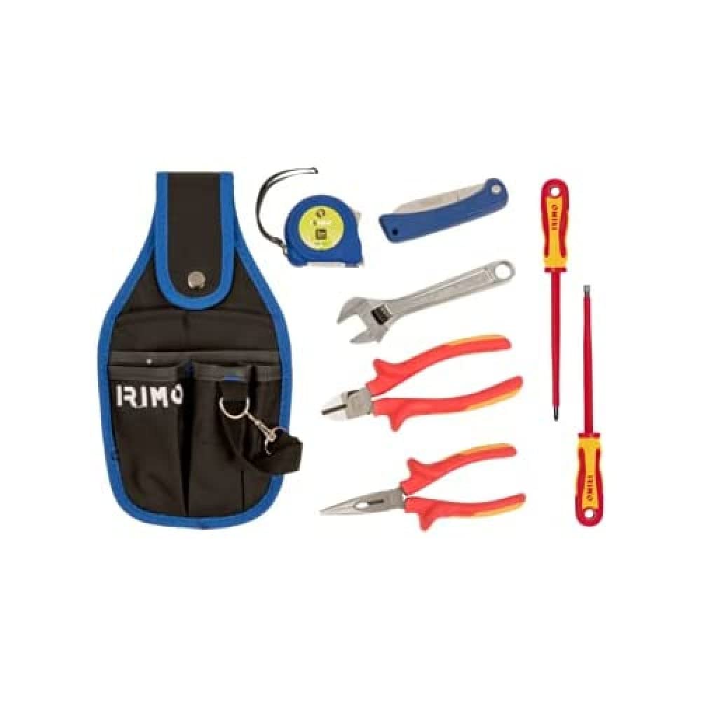 Irimo Trousse en tissu – Jeu d'outils pour électricien