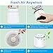 Purificador de Aire Portátil, Mini Filtro de aire USB con Filtro HEPA/Carbón...