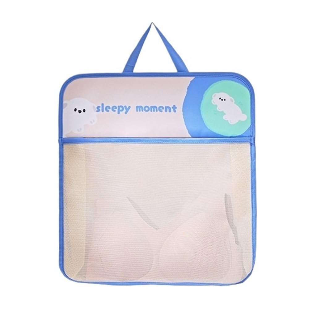 Cfcmztzped Single-Layer D Hanging Storage Rack & Mesh Bags For Closet Door Organization