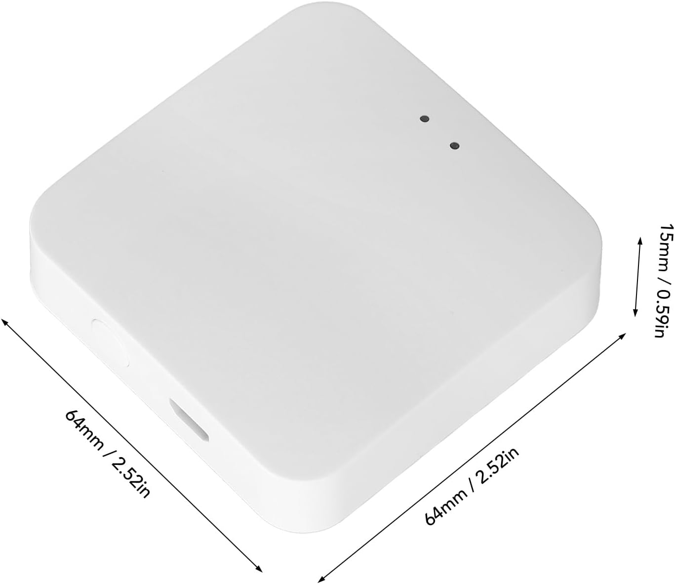 Multi Mode Smart Hub Gateway and Bridge Compatible with Zigbee Bluetooth Mesh and WiFi Protocols, Remote App and Voice Control for Smart Home Devices in Offices and Hotels