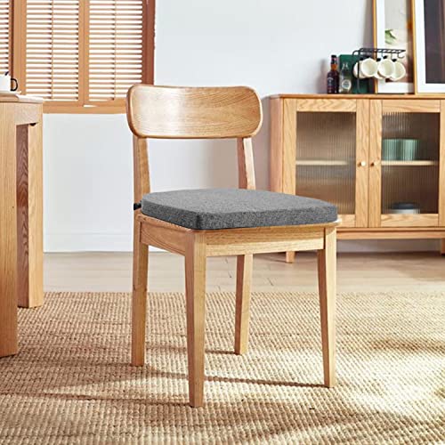 Basic Beyond Chair Cushions For Dining Chairs 4 Pack, Memory Foam Chair Cushion With Ties And Non Slip Backing, 16 X 16 Inches Chair Pads For Dining Chairs(Dark Grey) #TOP6