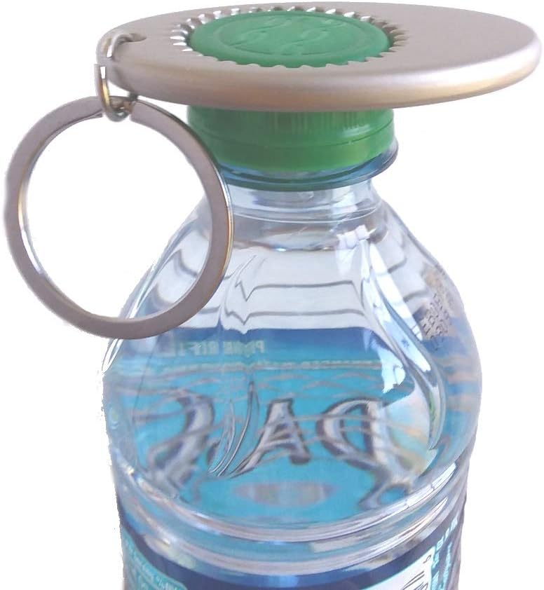 Twist Top Bottle Cap Openers for Arthritis on Keychains (2 sizes per pack)