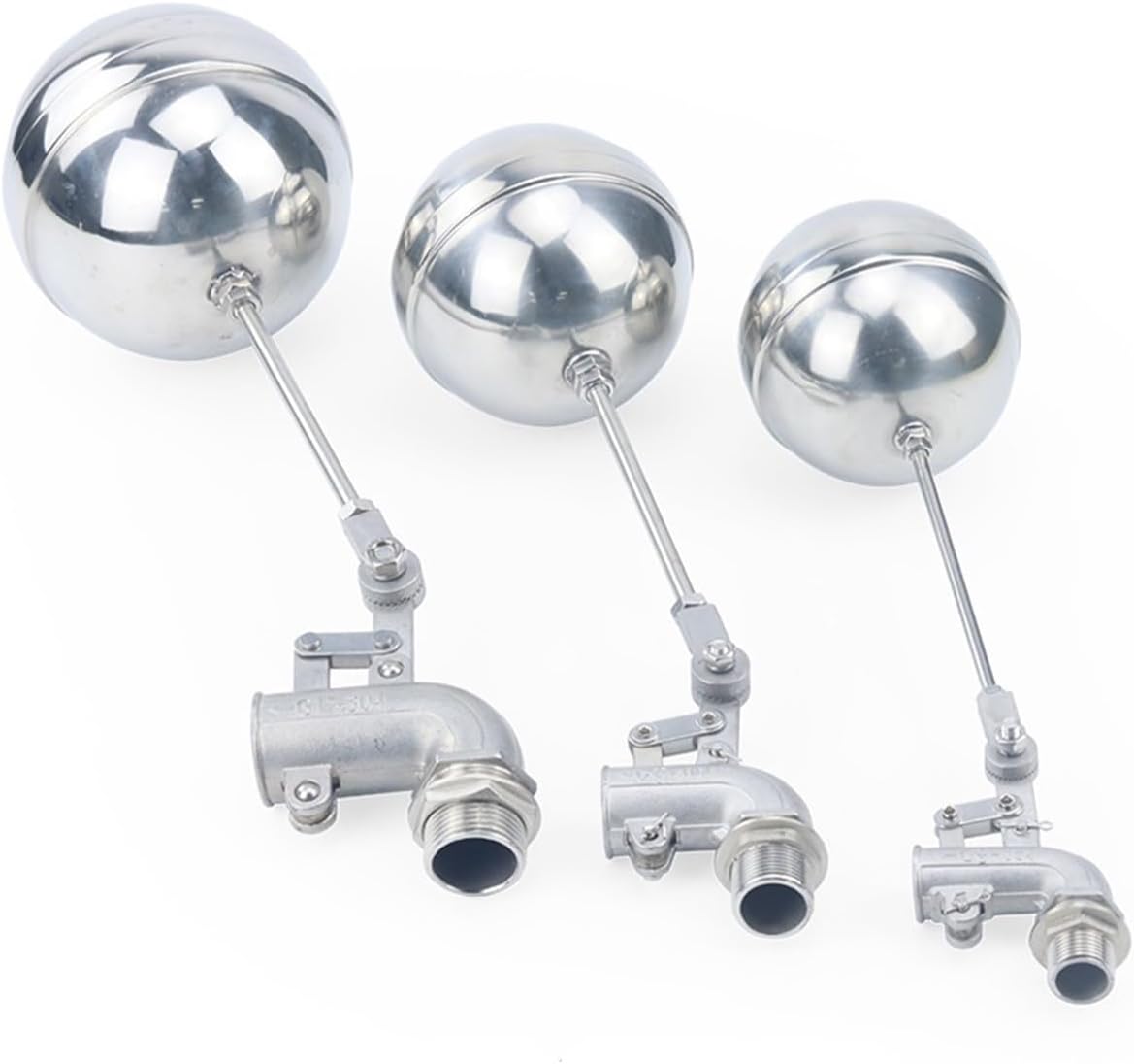 1/2 3/4 1 Inch Stainless Steel 304 Adjustable Float Valve Floating Ball Valve 1Pcs(3/4")