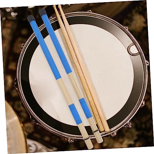 Par de baquetas profesionales para percusión de madera miniatura 5