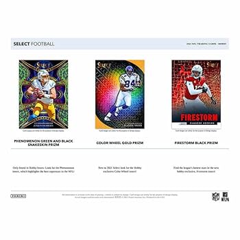 Amazon.com: 2021 Panini Select Football Hobby Box (12 Packs