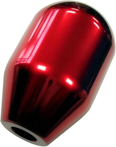 Miniatura 7 de VMS RACING Pomo de palanca de cambios roscado de 5 velocidades tipo R tipo S de 0.472 x 0.049 in en aluminio billet rojo (sin adaptadores) m12x1.25