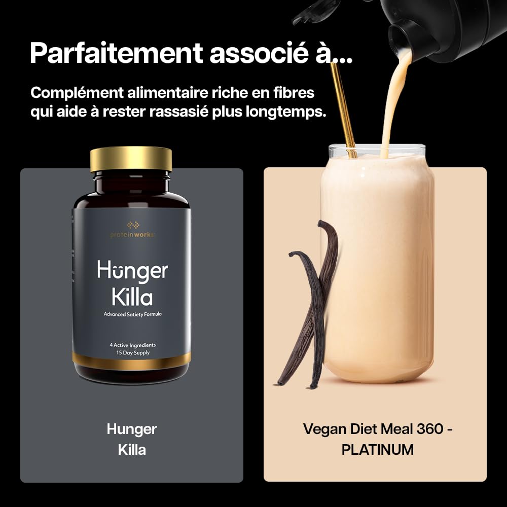 THE PROTEIN WORKS Substitut de Repas Vegan Extreme | Vanille Crème | Vitamines Renforçant l'Immunité | Protein Works | 1kg