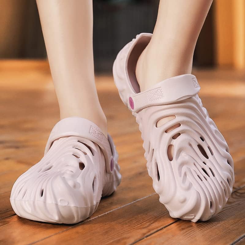 Unisex-Adult Classic Clog waterproof Shoes beach Sandals gardening shoes for women clogs for men outdoor slippers closed toe garden clogs men, Purple 689, 9.5Women/8Men | Image 4