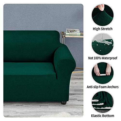 Joccun Stretch Chair Couch Cover,1-Piece Water Repellent Sofa Slipcover Spandex Jacquard Fabric Sofa Covers With Elastic Bottom,Washable Furniture Protector For Dogs,Cats,Kids(Armchair,Hunter) #TOP3