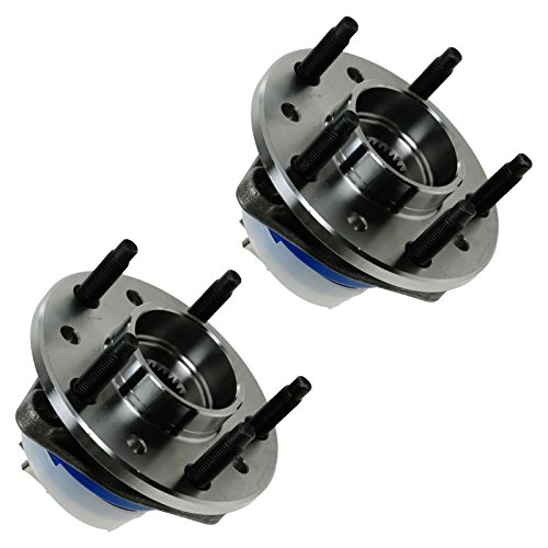 Image of TRQ 2 Piece Front Wheel Bearing & Hub Assembly Set Compatible with 2004-2005 Chevrolet Classic 1997-2003 Malibu 1999-2004 Oldsmobile Alero 1997-1999 Cutlass 1999-2005 Pontiac Grand Am