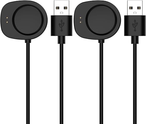 Cargador de repuesto diseñado para Amazfit Balance Charger de 3.3 pies, cable USB de carga portátil, estación de estación para cargador de reloj