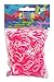 Produktbild Rainbow Loom 20273 - Original Silikonbänder, 300 Bänder mit 12 C - Clips, pink/weiß