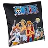 One Piece 2-Pc Cushion Cover Set, Pillow Covers for Bed, Couch, Rectangular 20x12 in, Square 14 x14 in, Luffy Straw Hat Anime Gifts for Boys - Image 3