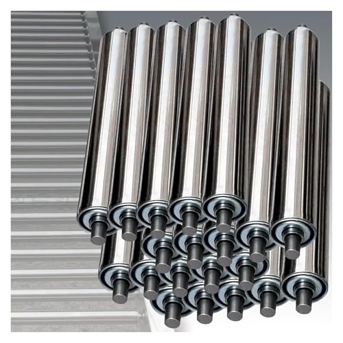 Rouleaux de convoyeur d'alimentation en acier inox léger et durable