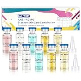 BB Facial Glow Serum Starter Kit Anti-Aging Hydration Serum Skincare Set, 10 vials Hydration Acid Ampoule Essence Intensive Treatment Booster Kit