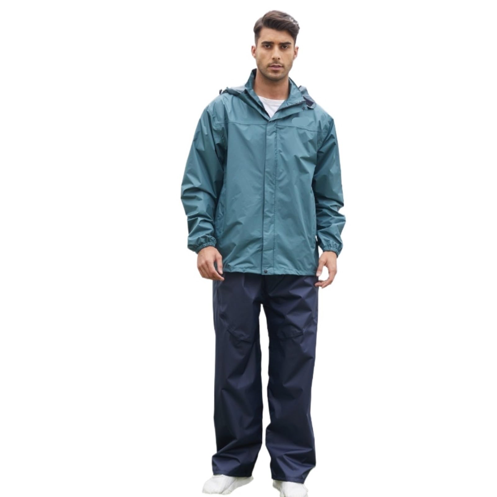 Poncho Antipioggia Impermeabile Impermeabile E Pantaloni Antipioggia Set Da Ciclismo Poncho Esterno In Due Pezzi Mantella Antipioggia