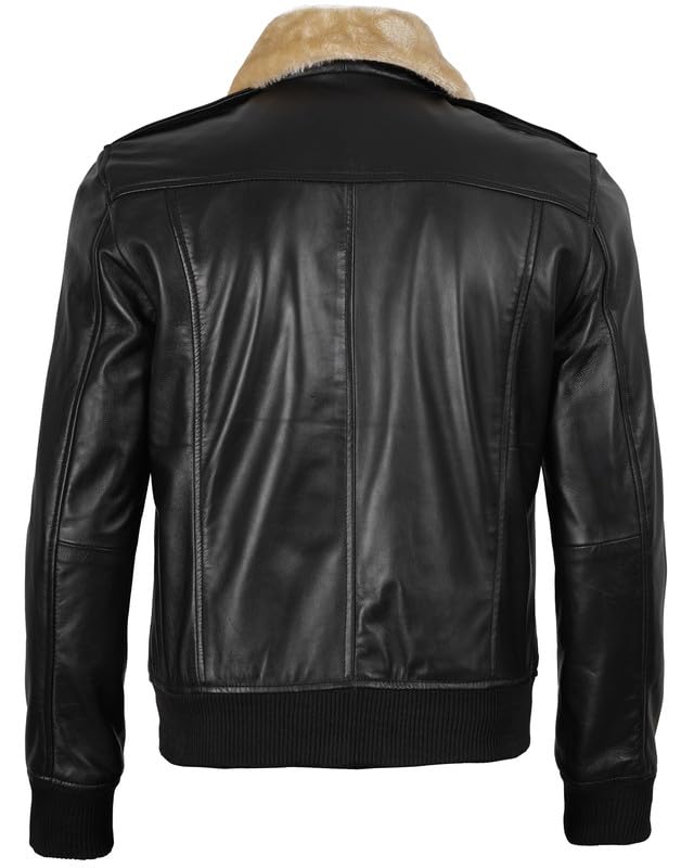 Image of Real Leather Jacket Men - Lamskin Leather Jacket for Mens