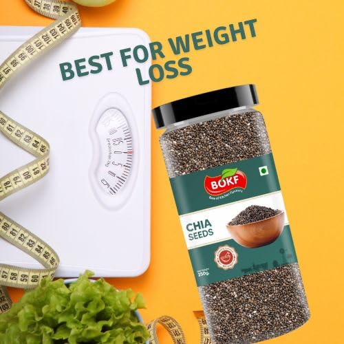 Image of BOKF Basil Seeds (Sabja) + Chia Seeds Combo Pack | Natural & Raw Superfoods | Rich in Fiber, Omega-3 & Protein | Ideal for Weight Management, Detox Drinks & Healthy Recipes.