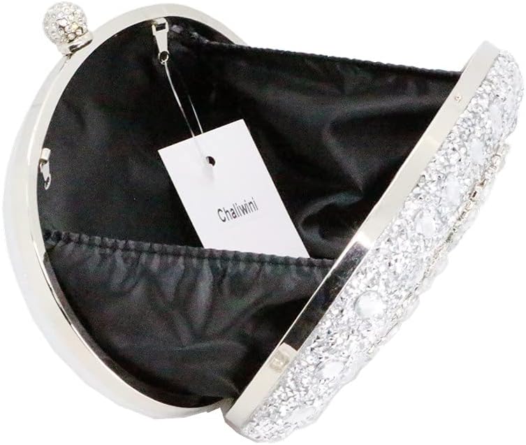 Clutch Purses for Women Evening Bag Nude Purse Luxury Handbag Bride Wallet Glitter Multicolor Rhinestone Bags