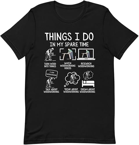 Divertidos regalos de carpintería unisex para carpintería, regalo para carpintería, regalo para carpintería, regalos para carpintería, camisa de
