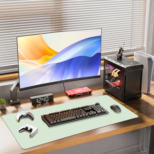 Image of Dry Erase Desk Mat, Erasable Writing White Board for Making Plans | Waterproof Desk Pad, Non-Slip Large Desktop Protector for Office, Home, School 31 inchx13 inch
