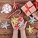 Hiboom 12 Pcs Mini Christmas Tree Topper 4 Inch Glitter Star Treetop Small Christmas Tree Topper Star Mini XmasTree Ornaments Bulk Decorative for Crafts Home Xmas Holiday Party (Silver Red Gold)