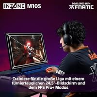 Sony INZONE M10S 27“ OLED QHD PC Gaming Monitor: 1440p, 480Hz, 0.03ms GTG, DCI-P3 98.5%, G-Sync, Adaptive Sync, VRR, Co-entwickeltes Modell mit Fnatic, 1300 nits, DisplayPort 2.1-2 x HDMI 2.1- PC, PS5 – Ansicht 7