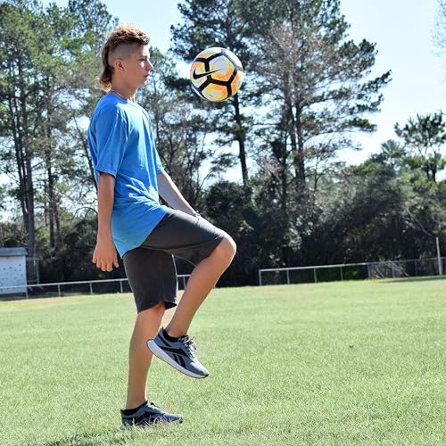 City Threads 100% Cotton Athletic Shorts for Boys Sports Camps School Running Basketball Perfect for Sensitive Skin or SPD Clothing, Charcoal, 54