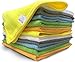 12 Pack Microfiber Cloths Cleaning Supplies [Get Lint-Free Polished Results] Micro Fiber Cleaning Towels, Chemical Free Kitchen Towel, Clean Windows & Cars