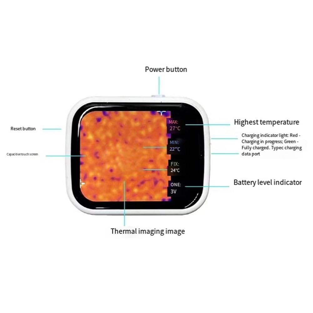 Wärmebildgerät Temperaturmessung 7FPS Daten Download
