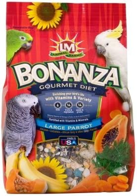 LM ANIMAL FARMS - BONANZA LARGE PARROT (4 LB) "BIRD PRODUCTS - BIRD - FOOD: SEEDS & PELLETS"
